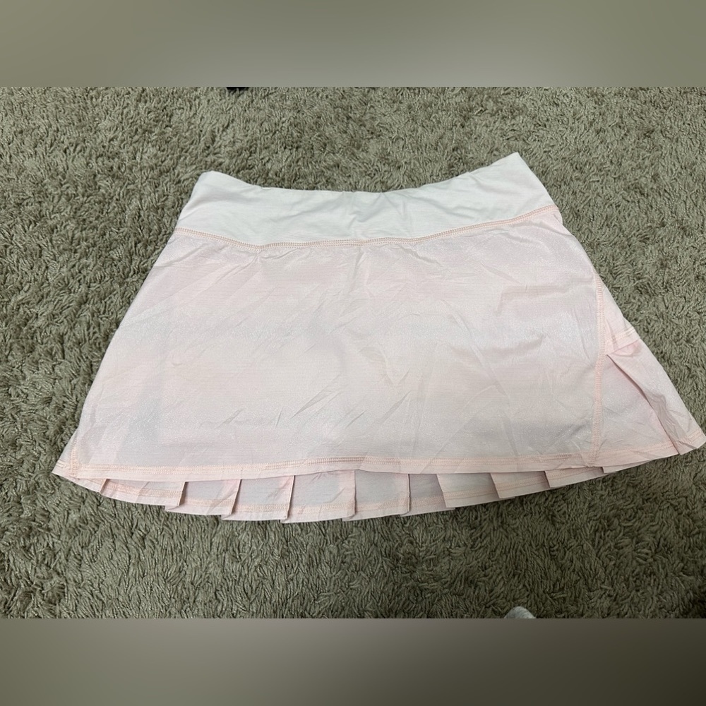 Lululemon Shimmering Pink Pace Setter Skirt RARE 4 - Picture 8 of 9